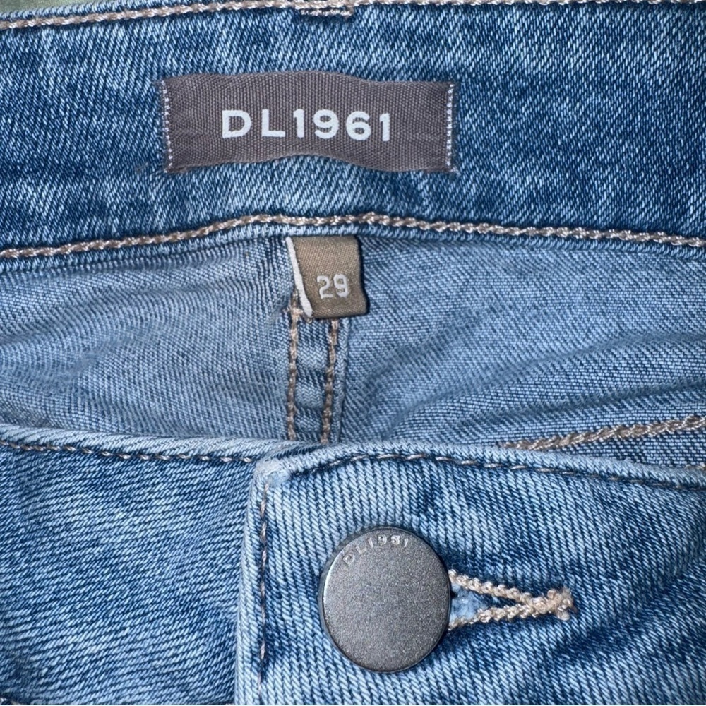 DL1961 Florence Mid-Rise Instasculpt Ankle Skinny Jeans Venice Blue Size 29 - Picture 11 of 12